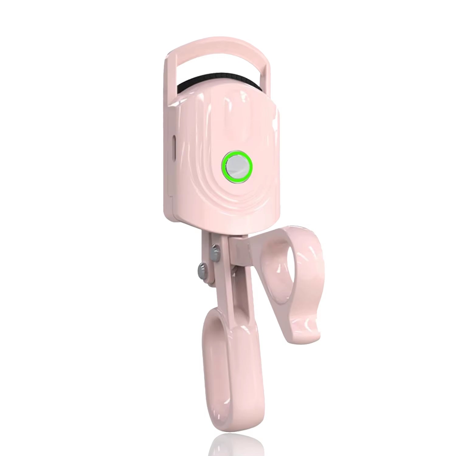 Heated Eyelash Curlers, Electric Eyelash Curler, 3 Heating Modes Rechargeable Portable Eyelash Curler for Natural-Looking (Pink)